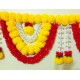 Afarza Artificial Flower Garland Toran for Door Entrance Hanging Marigold Latest Home Decoration-23182-T